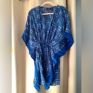 Blue summer cover up